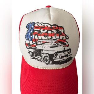 Keep On Truckin' SnapBack‎ Adjustable Hat O'Neil Tucker Cap Vintage Truck
